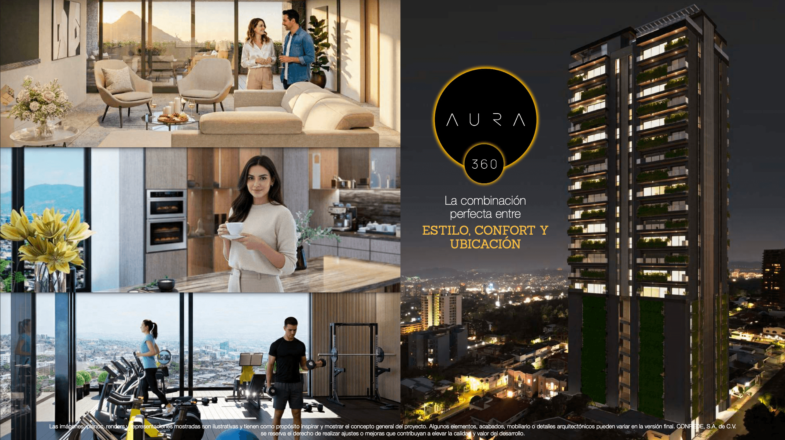 AURA 360 | Apartamentos Premium en Colonia Escalón