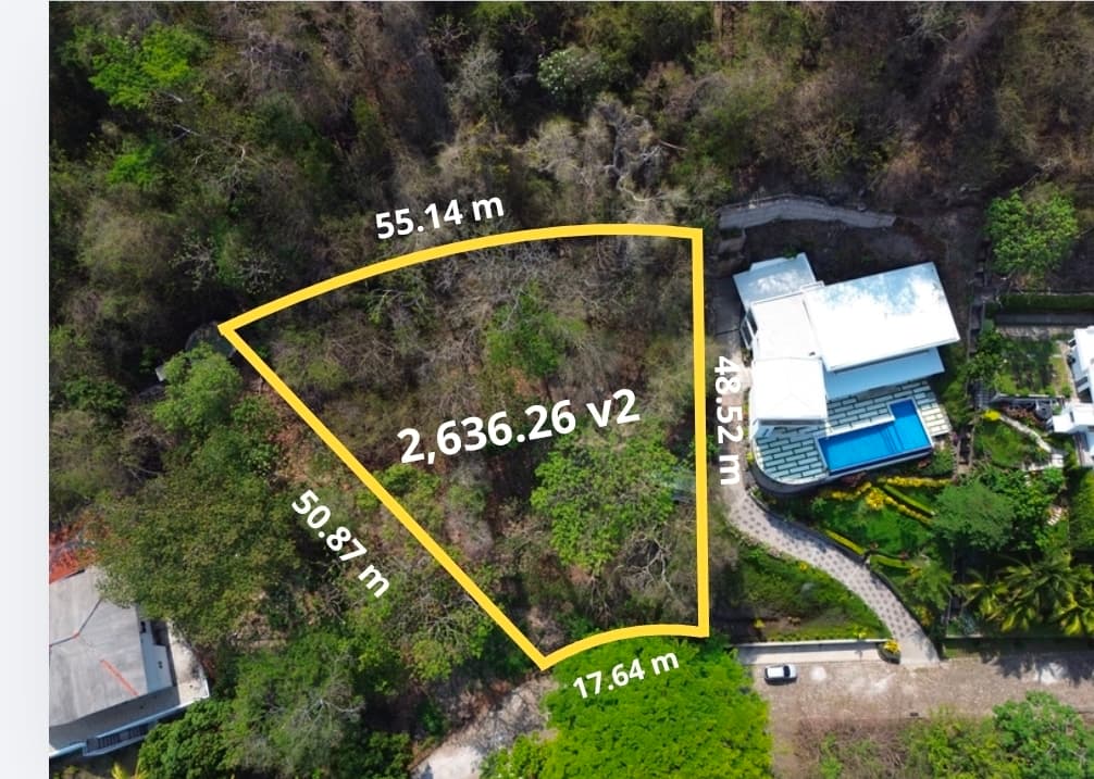 Terreno en venta con vista al mar en bahia dorada